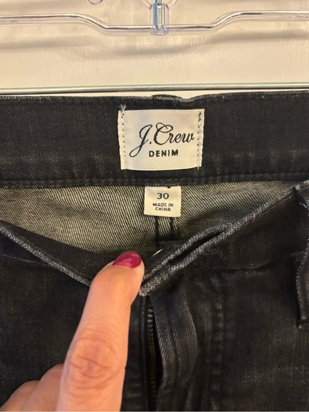 J. Crew Women's Straight Leg Jeans in Black
